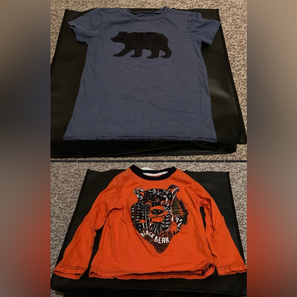 Lot of 2 Kids Toddler Shirts - Little Blue House & Joe Fresh - Bears -Size 3